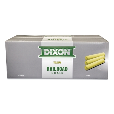 888-Y YELLOW RAILROAD CRAYON CHALK